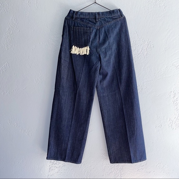 Tory Burch TILLY WIDE LEG JEAN RISE WASH 27 - Picture 6 of 8